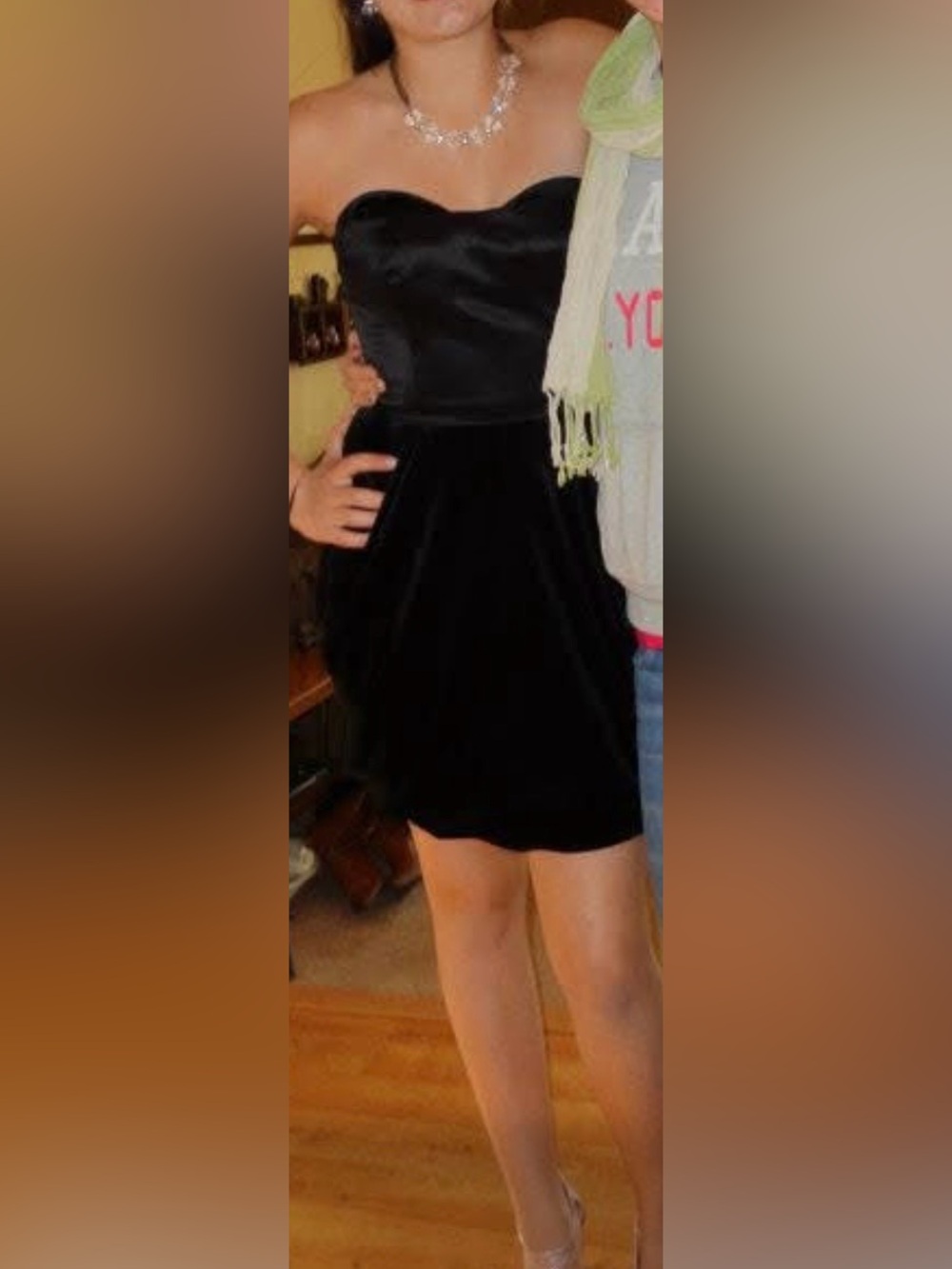 Juicy Couture Black Velvet Corset Dress
